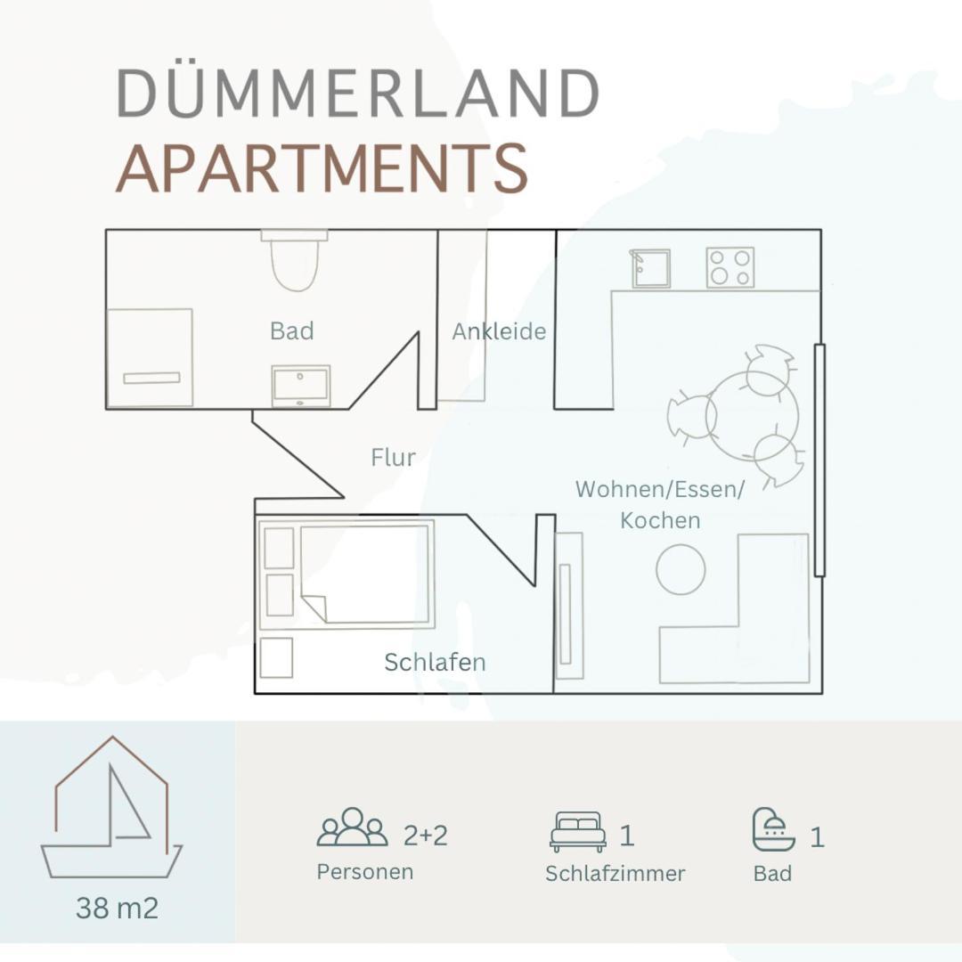 Duemmerland Apartments Lemförde Extérieur photo